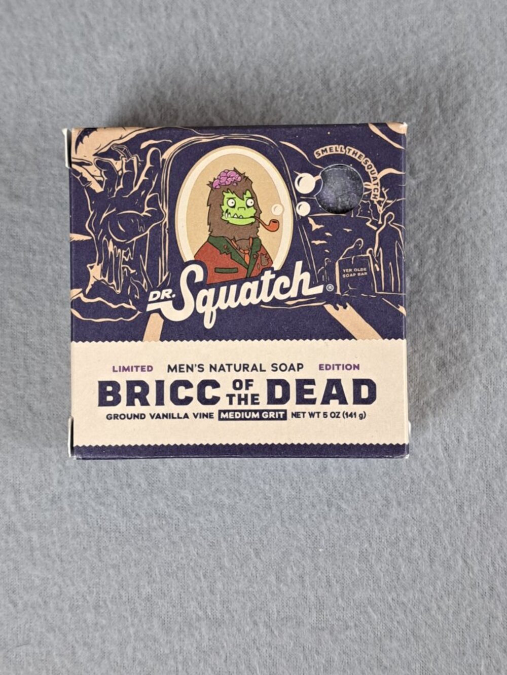 DR. SQUATCH Bar Soap Bricc of the Dead Limited Edition 5oz Single Bar
